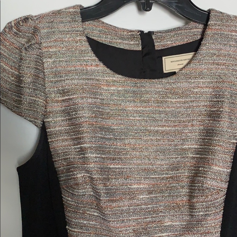Anthropologie Moulinette Soeurs Tweed Dress  Sz 6